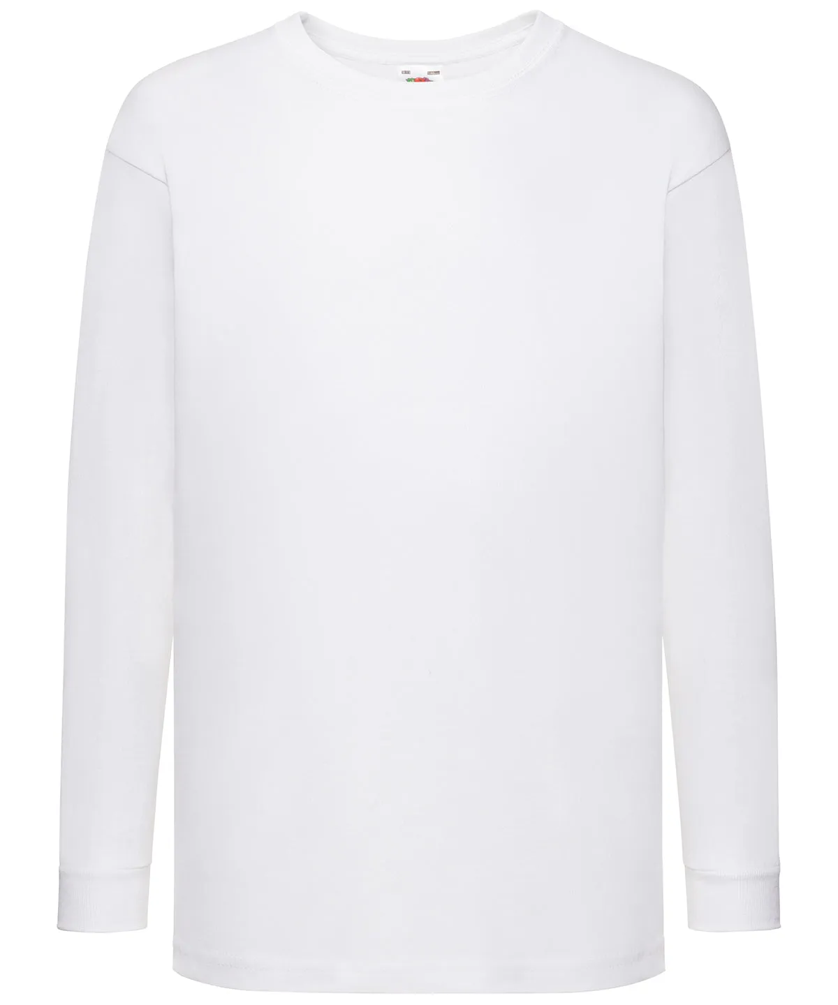 Kids long sleeve valueweight T | White