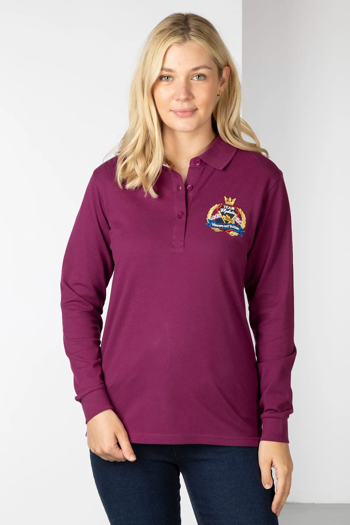 Ladies Charlie Long Sleeve Polo Shirt