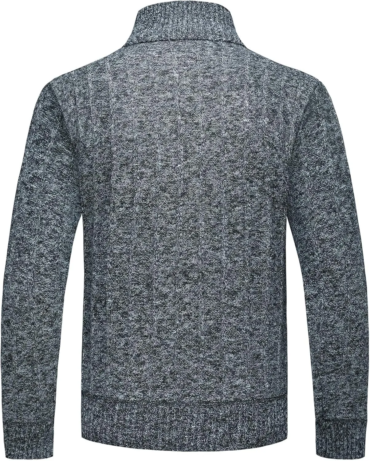 Lamgool Men's 1/4 Zip Pullover Polo Knit Sweater Casual Warm Fall Winter Spring
