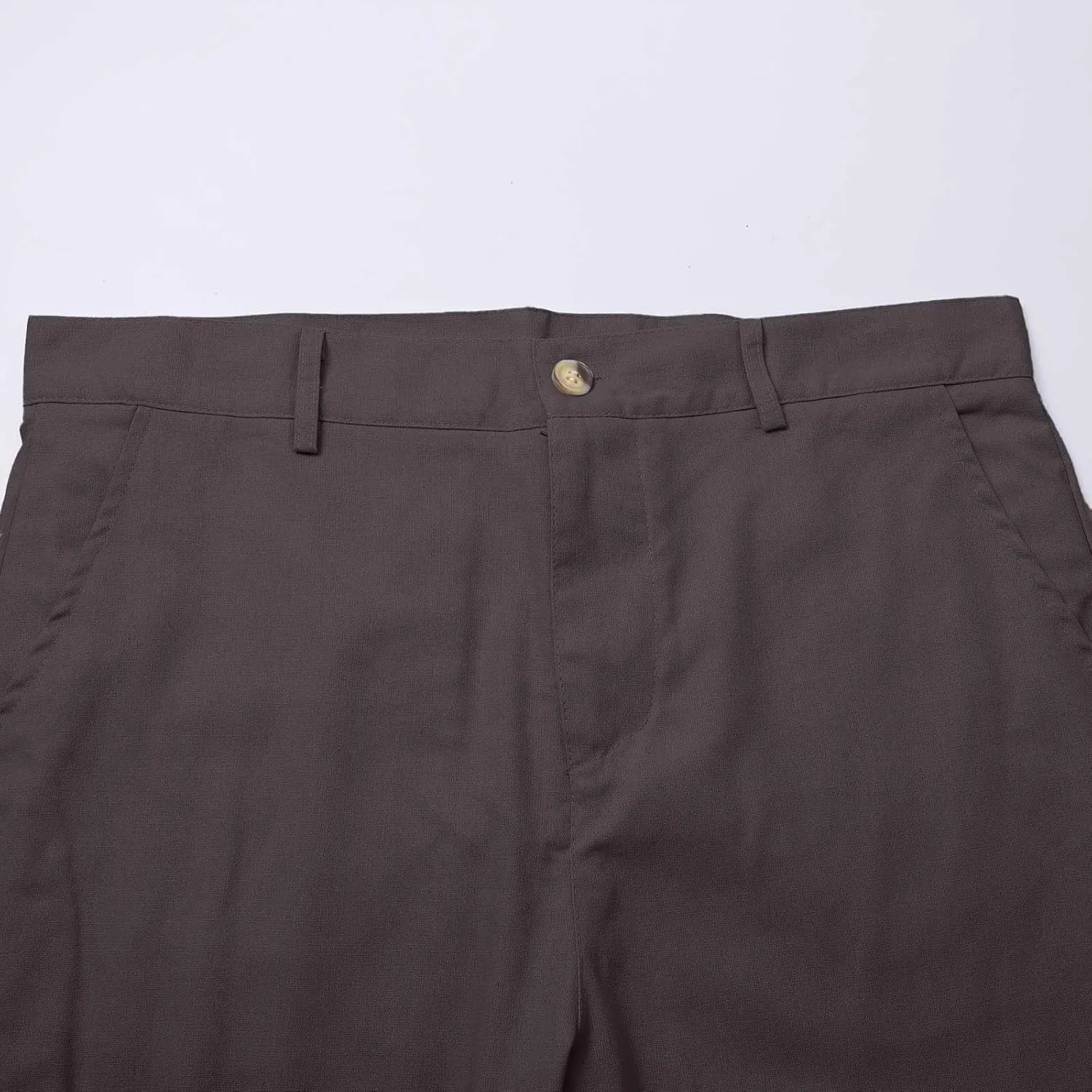 Linen Dress Pants Men Plain Vacation Casual Pants Lightweight Straight Leg Slacks Summer Outdoor Flat Front Trousers
