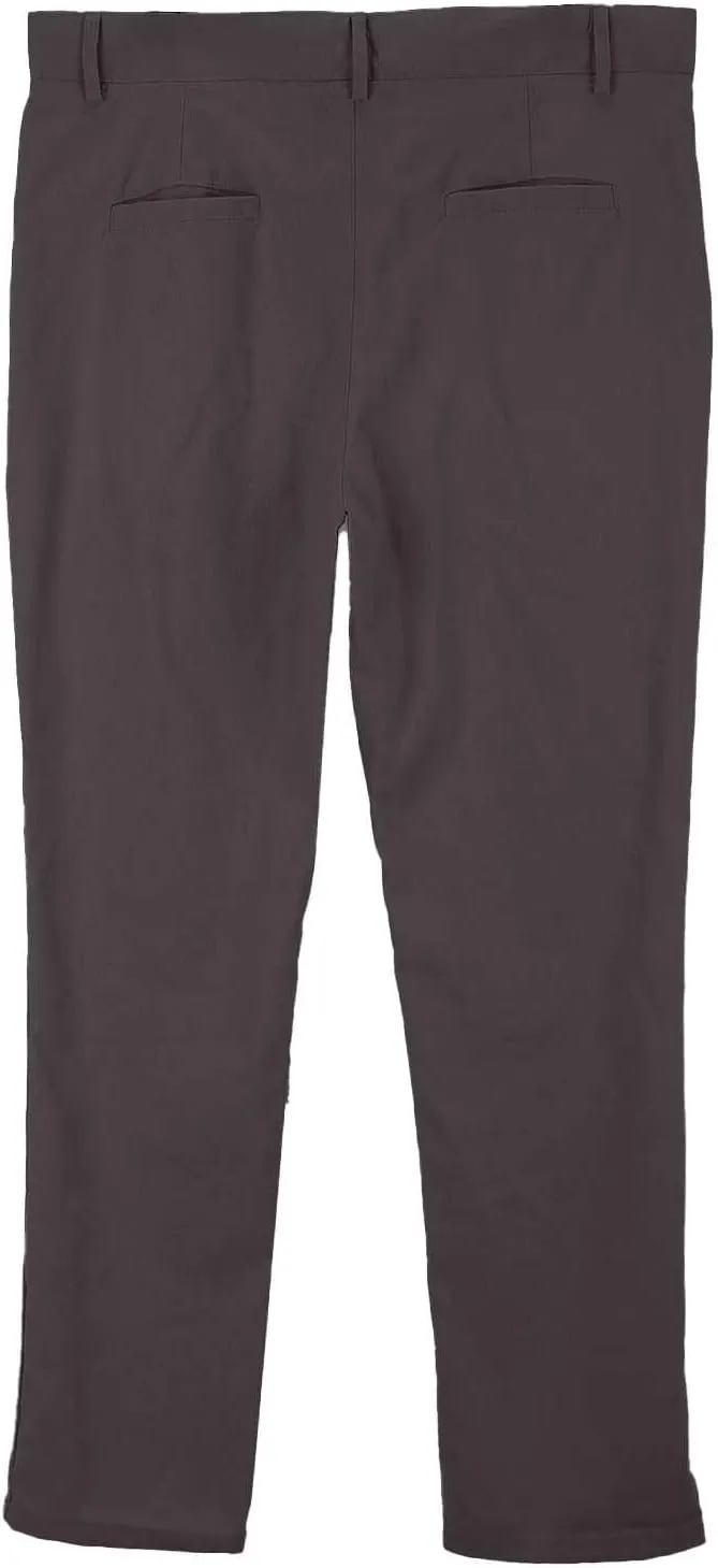 Linen Dress Pants Men Plain Vacation Casual Pants Lightweight Straight Leg Slacks Summer Outdoor Flat Front Trousers