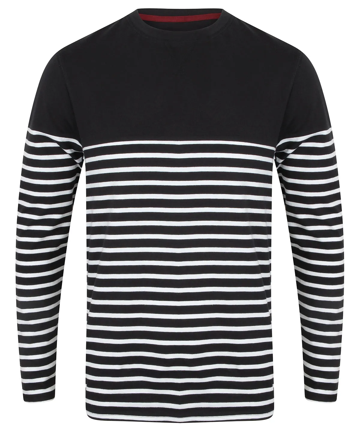 Long sleeve Breton striped T | Navy/White