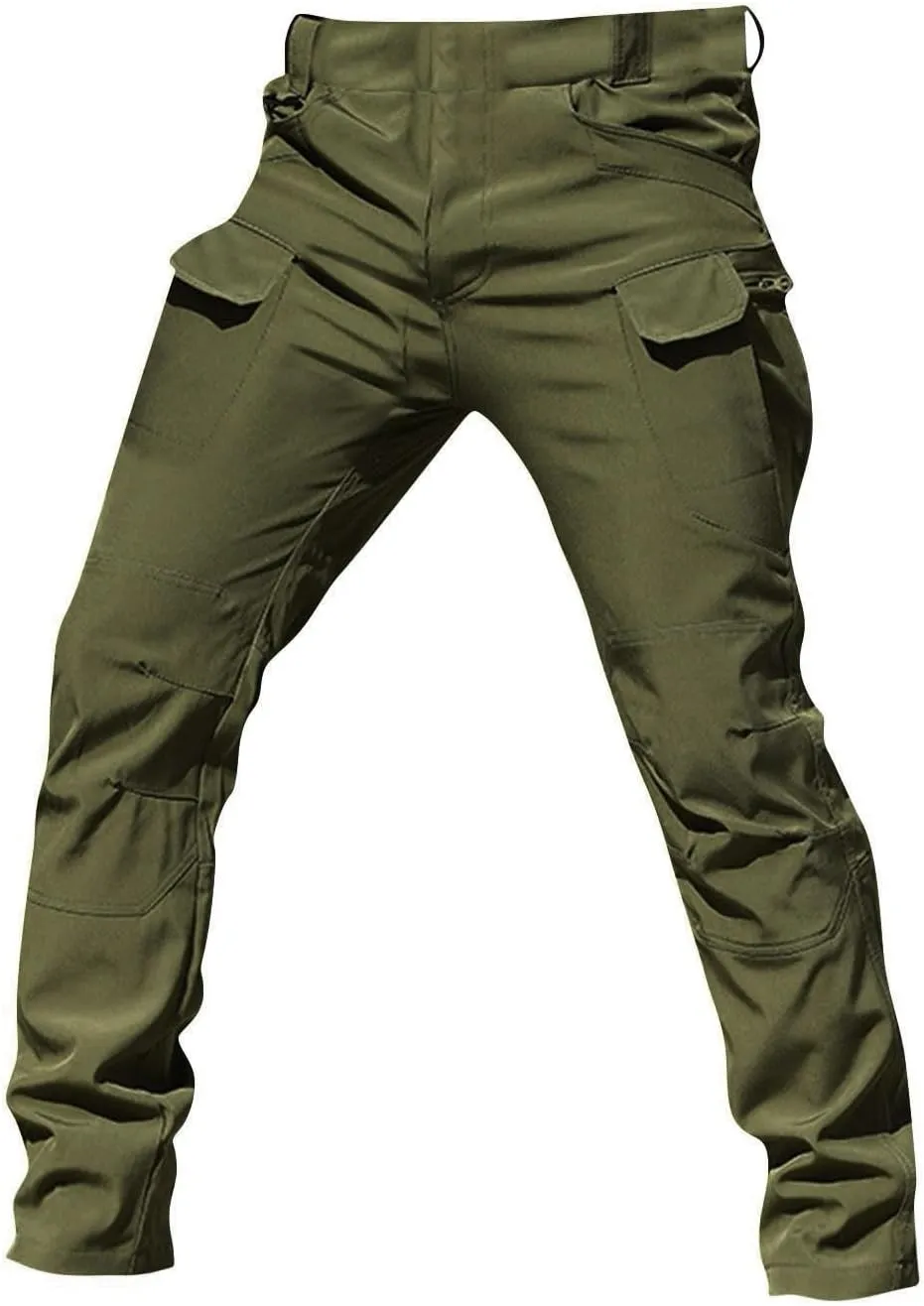 Mens Cargo Pants Classic Stretch Lightweight Hunting Work Pants Comfort Regular Resistant Travel Fishing Hiking Pants