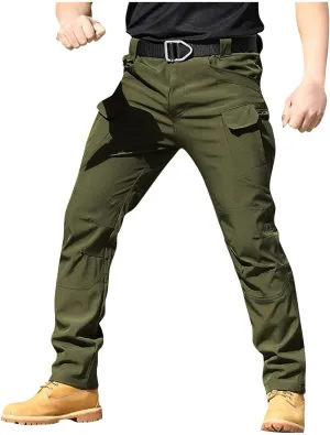 Mens Cargo Pants Classic Stretch Lightweight Hunting Work Pants Comfort Regular Resistant Travel Fishing Hiking Pants