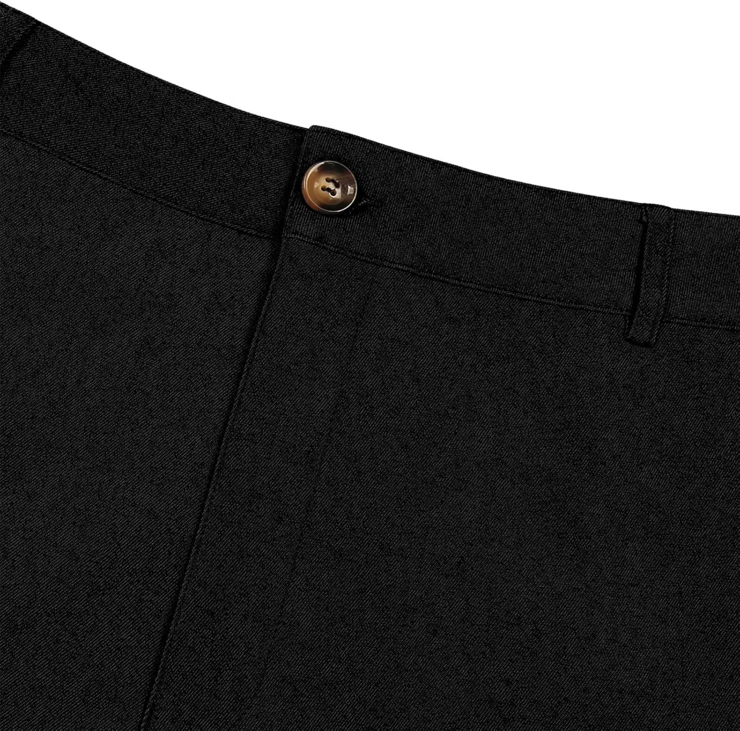 Men's Dress Pants Stretch Waist Business Casual Suit Pants Slim Fit Work Golf Pants with Pockets