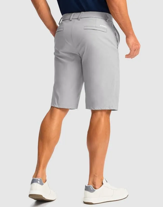 Men's Golf Shorts with 5 Pockets 11" Inseam Stretch Quick Dry Casual Work Dress Shorts for Men