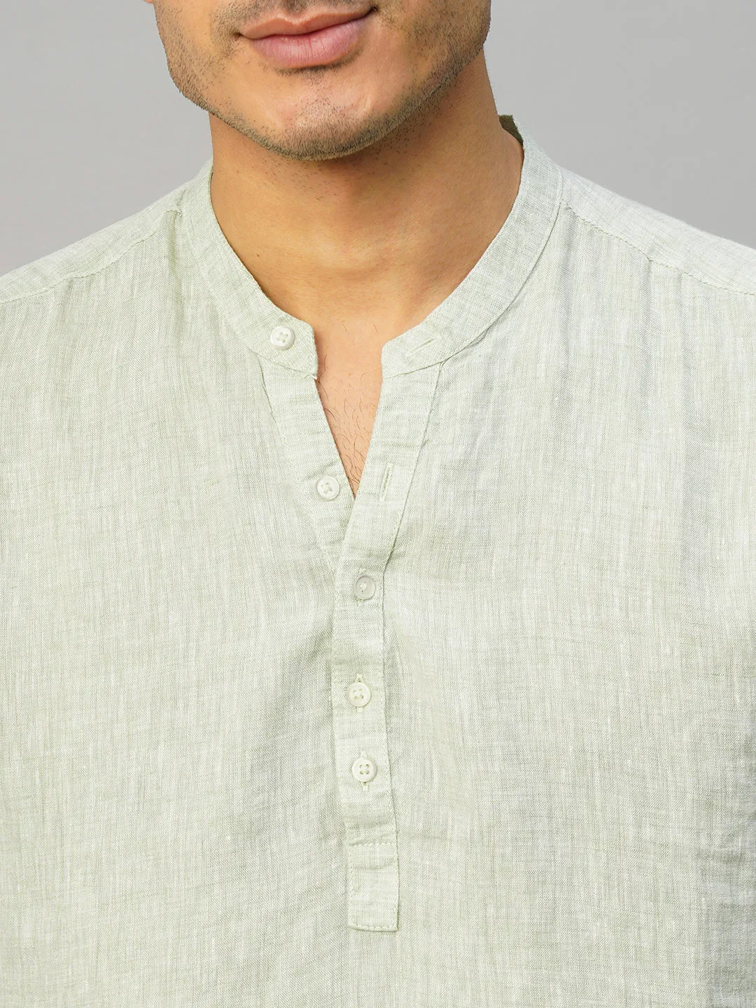 Men's Pista 100% Linen Slim Fit Shirt