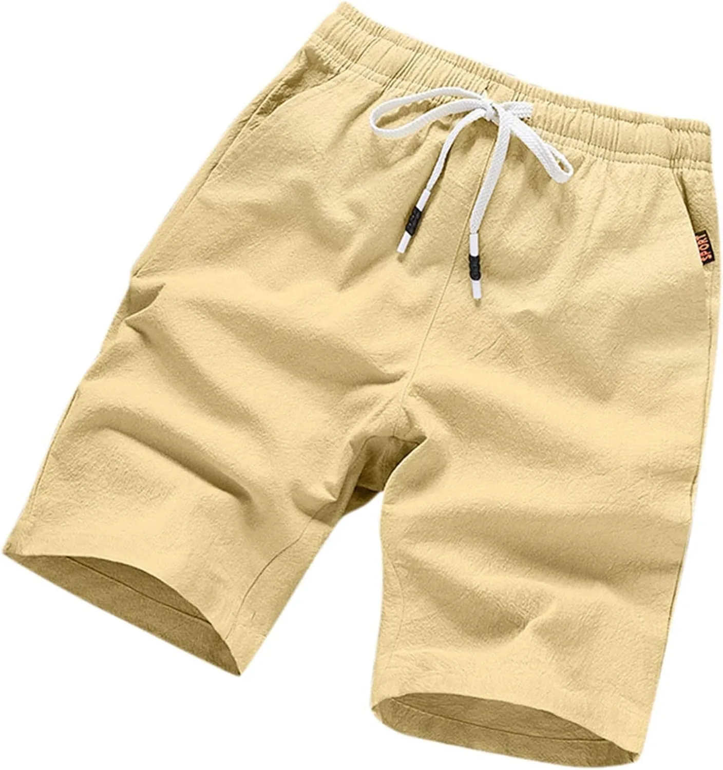 Mens Shorts Cargo SweatShorts Men Jean Graphic Elastic Waist for Dress Casual Oversized Long Linen White Summer
