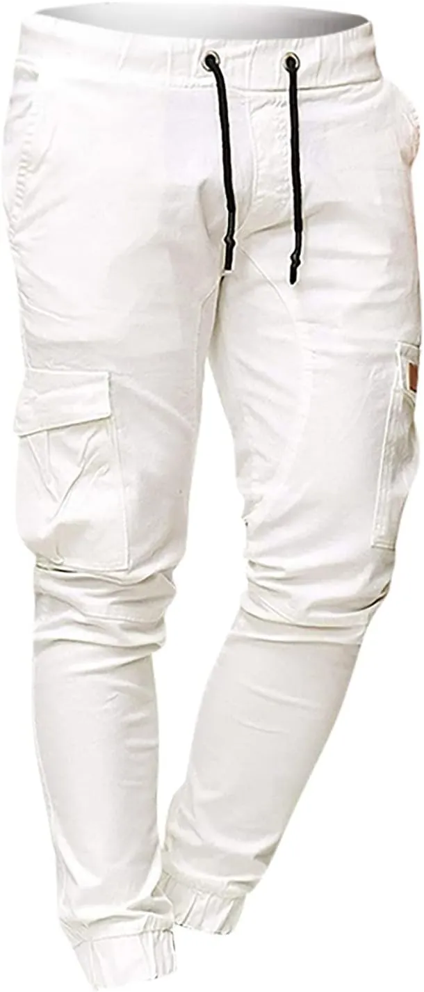 Men's Sports Casual Jogging Trousers Lightweight Hiking Work Pants Outdoor Pant