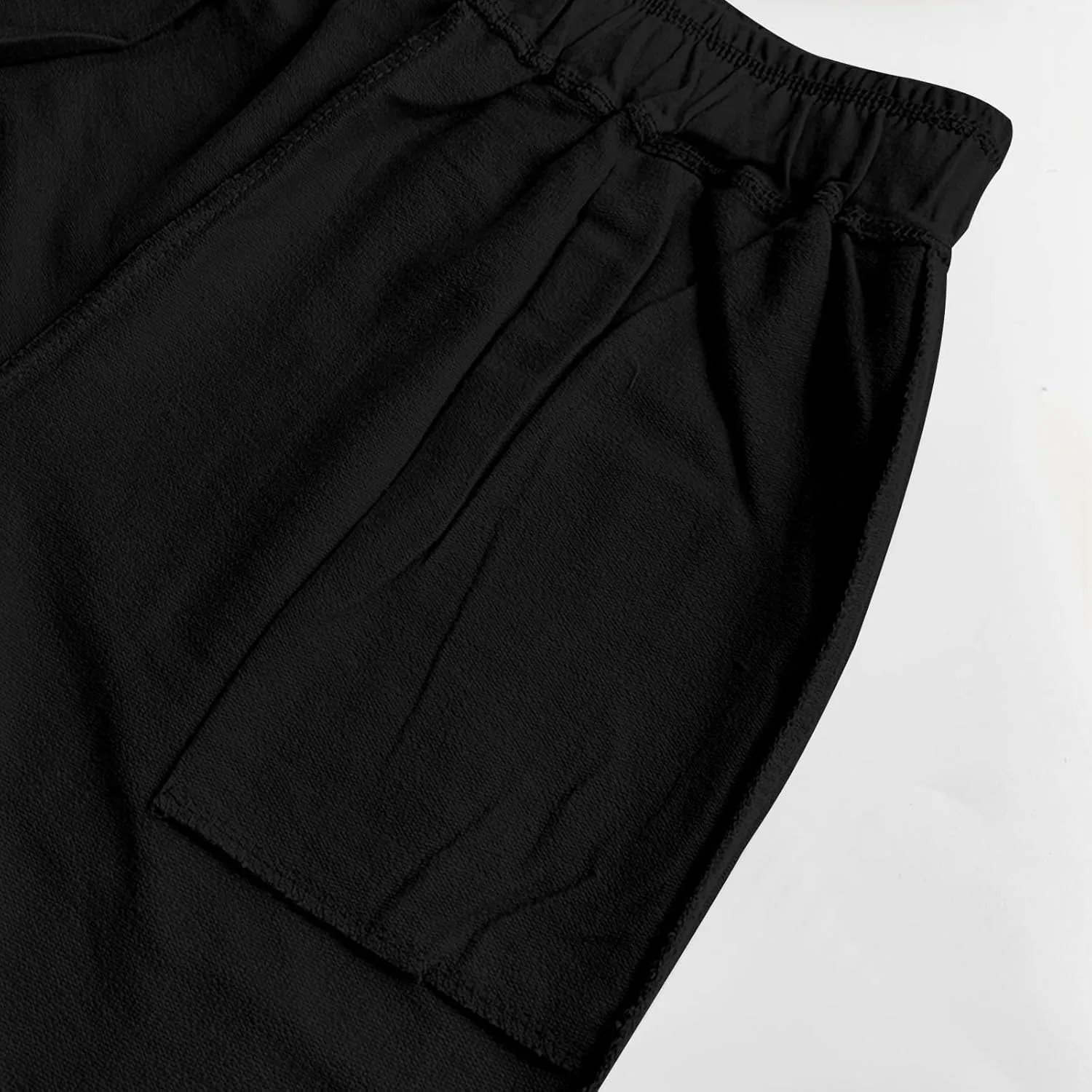 Mens Summer Shorts Drawstring Stretch Waist Chino Short Home Lounge Athletic Gym Lightweight Pants with Pockets