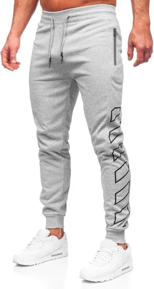 Men's Sweatpants Drawstring Joggers with Pockets Slim Fit Workout Pants Athletic Gym Trousers Work Pants for Men