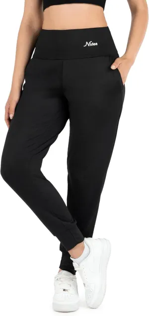 Nirlon Lightweight Joggers for Women - Lounge Pants with Pockets Women Wear for Workout Yoga Or Daily Use