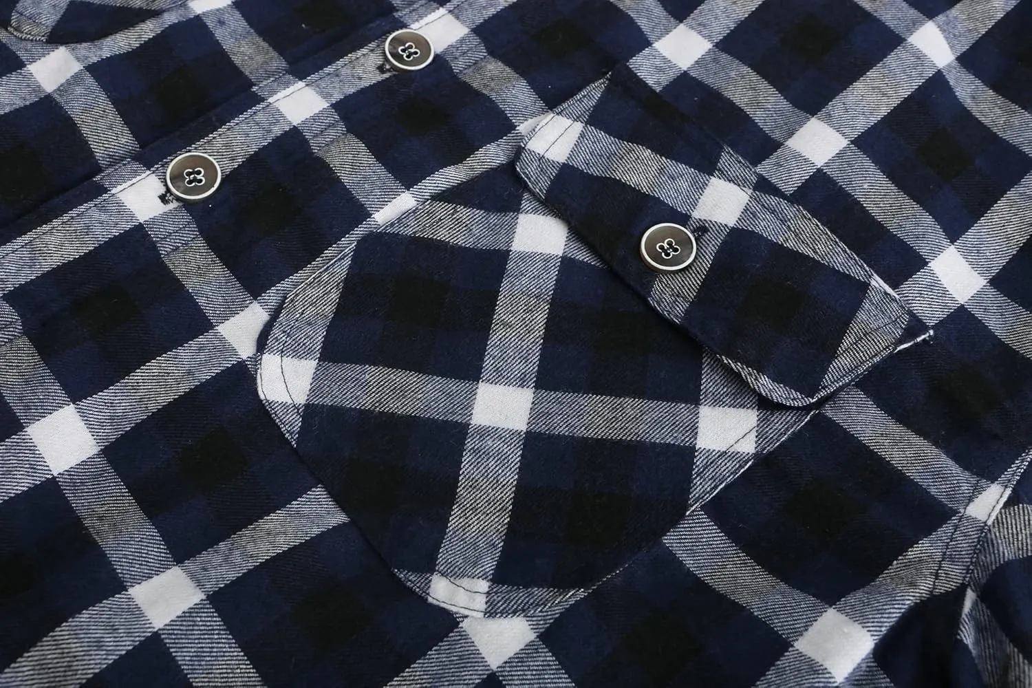 PEGENO Men's Long Sleeve Plaid Button Quilted Lined Flannel Shirt Jacket with Hood