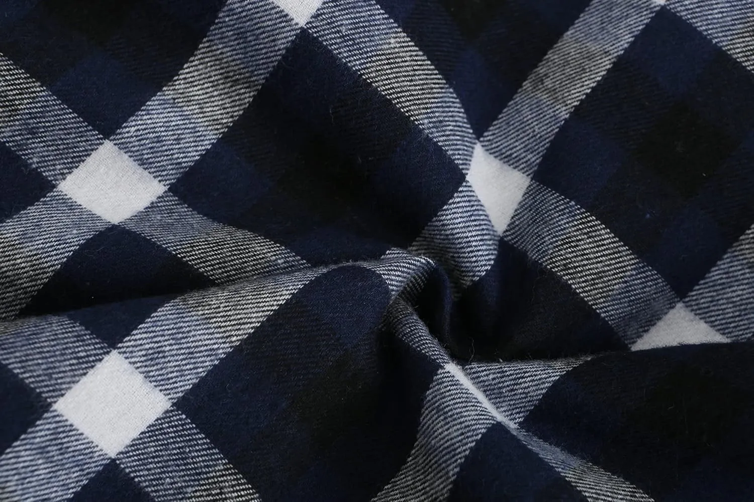 PEGENO Men's Long Sleeve Plaid Button Quilted Lined Flannel Shirt Jacket with Hood