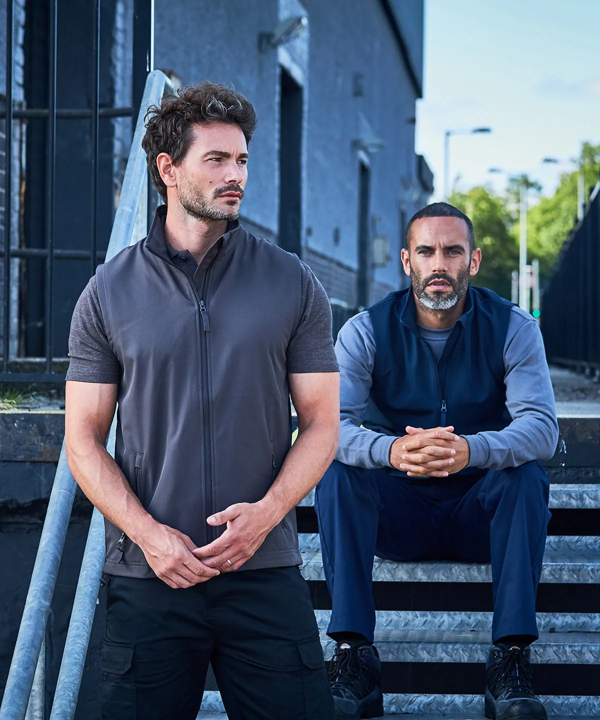 Pro 2-layer softshell gilet | Navy