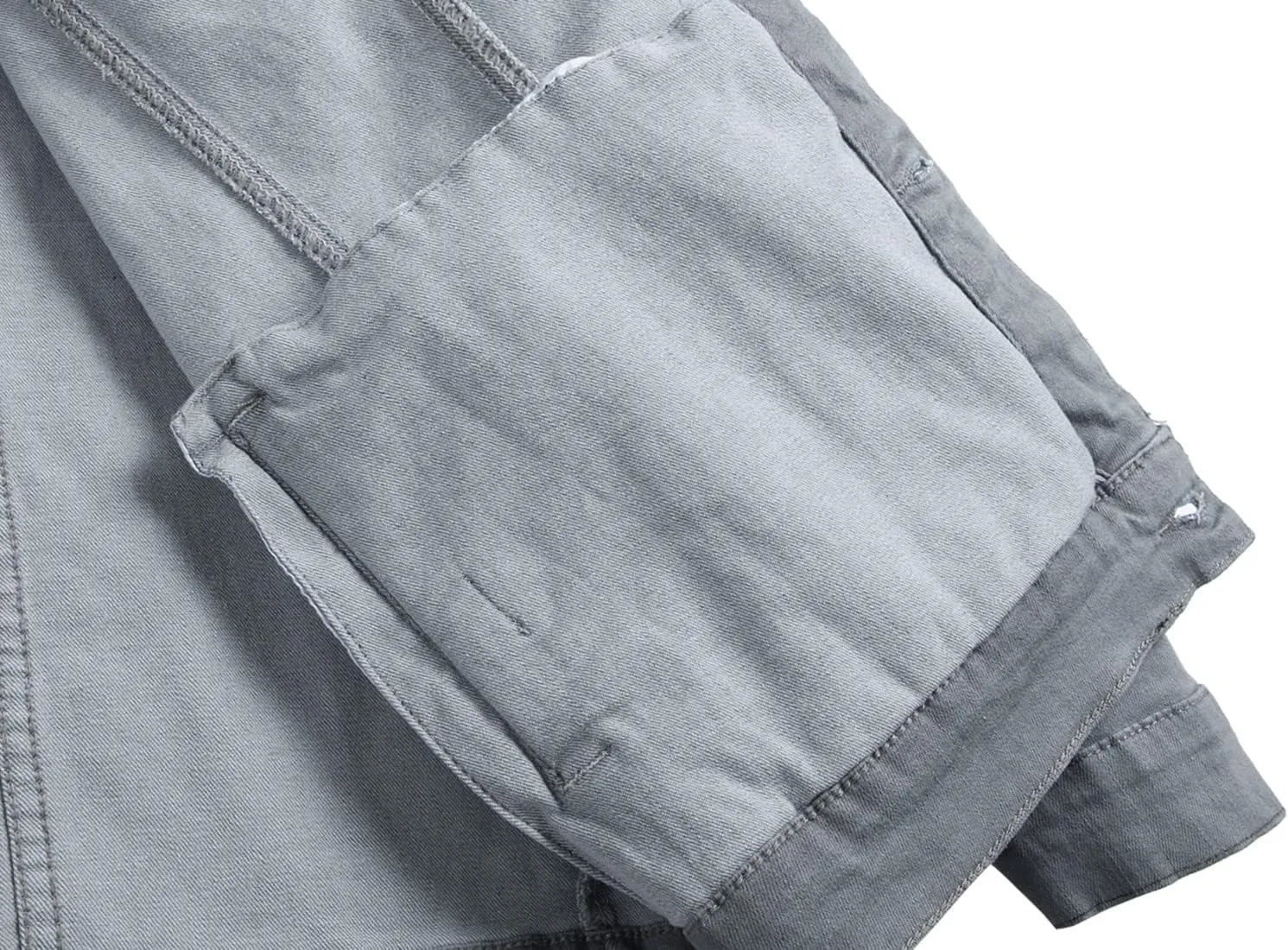 QIMYUM Jean Jacket For Men, Distressed Slim Denim Jacket