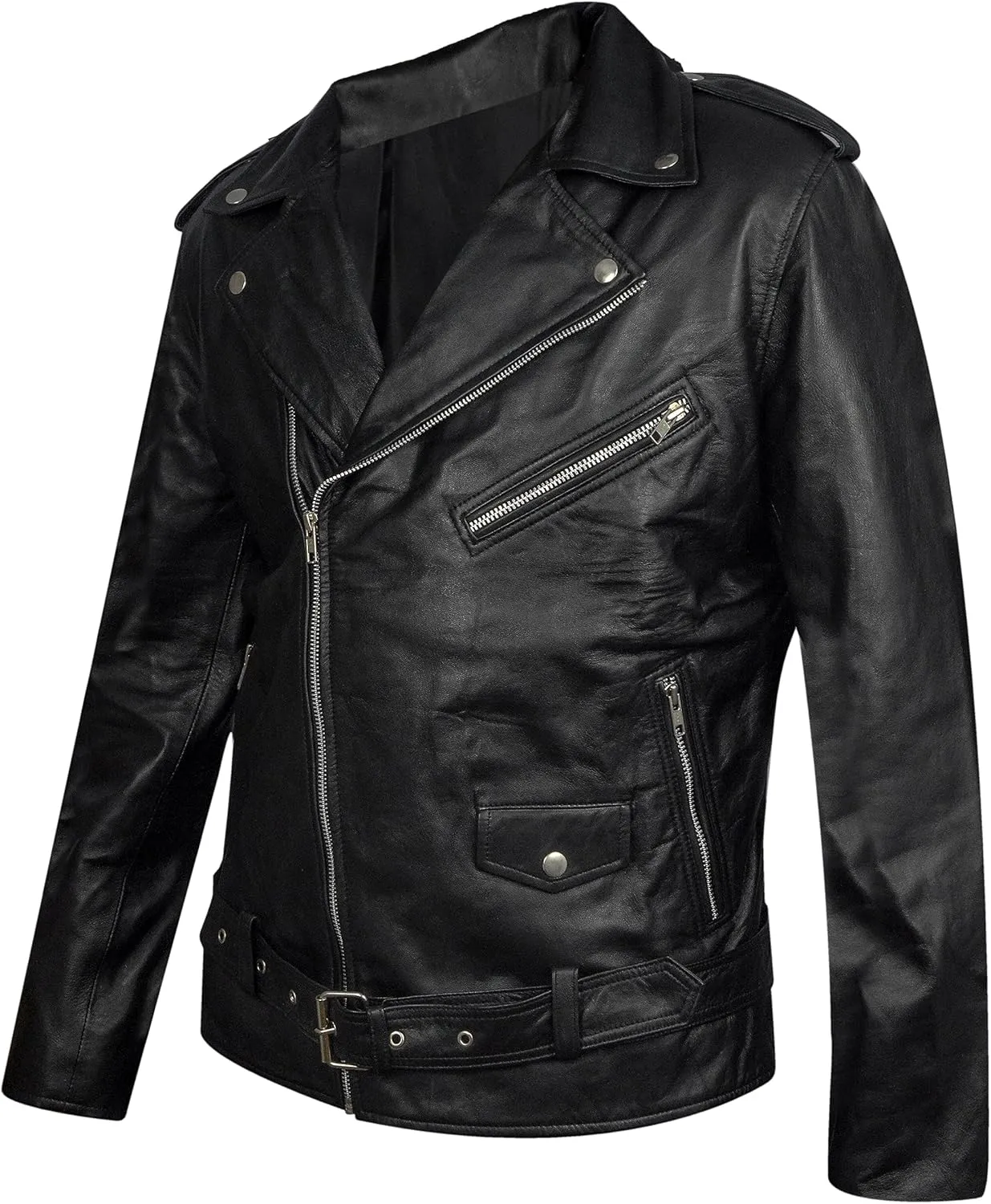R'FAY Collection Men's Snake Gang S Logo Snake Patch Jughead Jones Cole Sprouse Black Faux Leather Jacket