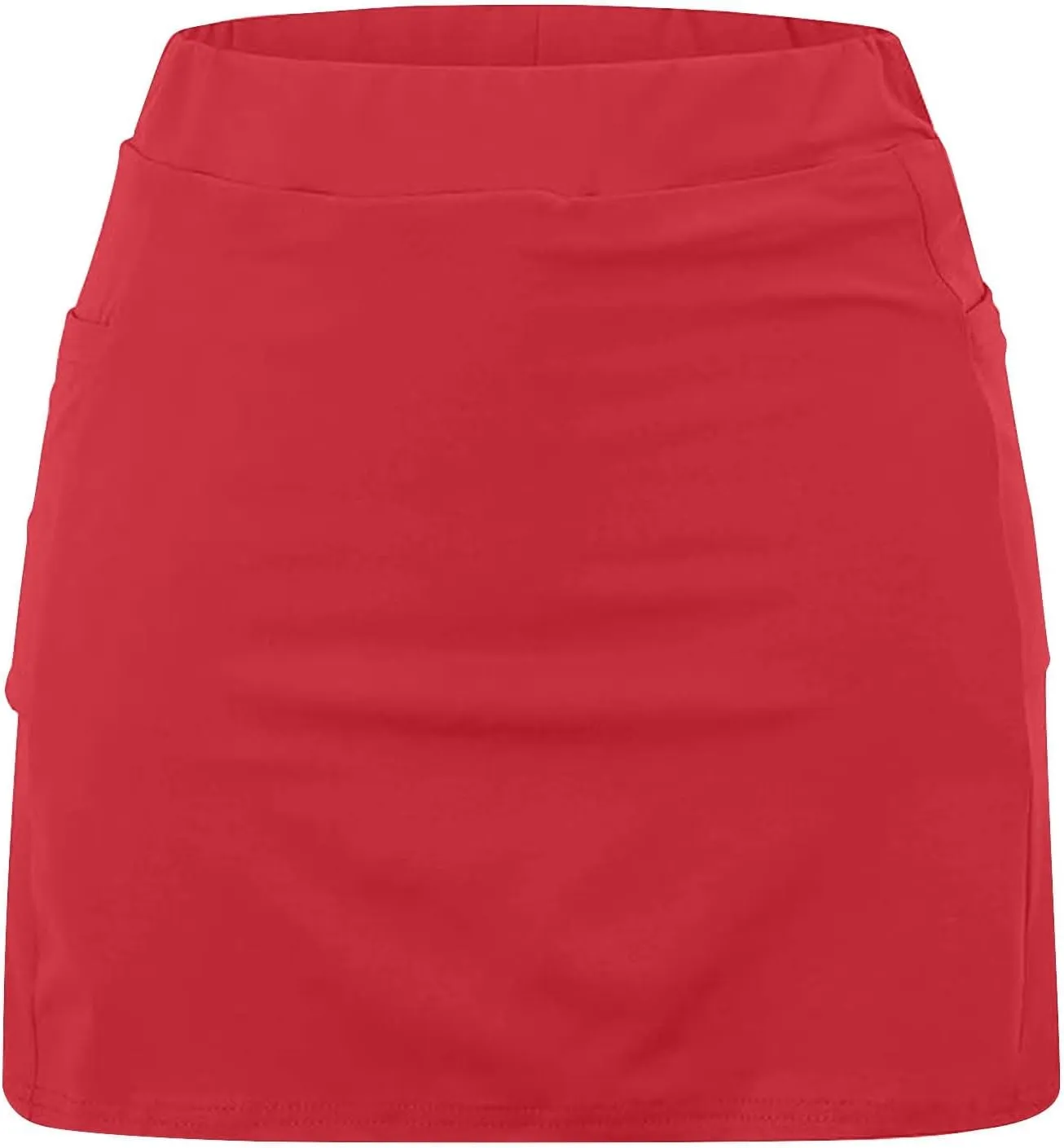 Skorts for Woman Tummy Control High Waist Womens Shorts Dressy Casual Athletic Tennis Mini Skirts with Pockets