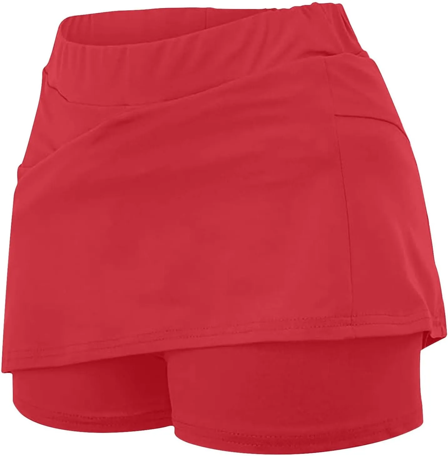 Skorts for Woman Tummy Control High Waist Womens Shorts Dressy Casual Athletic Tennis Mini Skirts with Pockets
