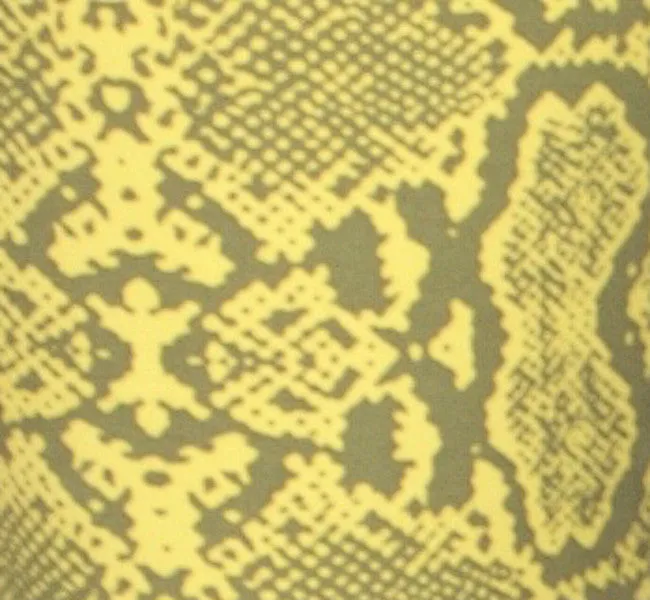 Snake Hotpants - Yellow Grey