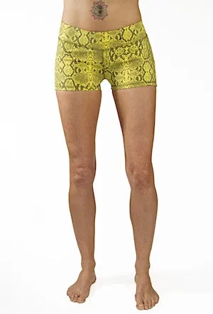 Snake Hotpants - Yellow Grey