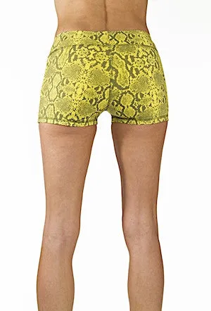 Snake Hotpants - Yellow Grey