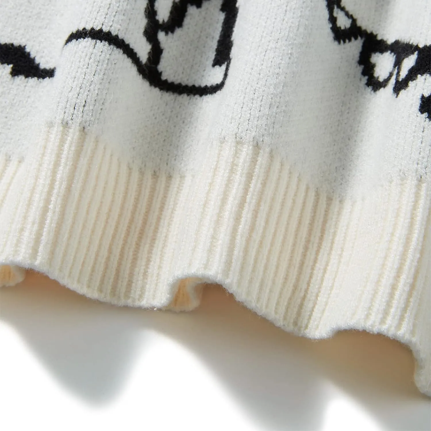 SOLILOQUY Women Cute Dinosaur Sweater Casual Crew Neck Oversized Knitted Pullover Y2K Harajuku Knitwear