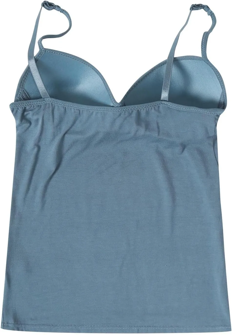 Tank Top with Built in Bra for Women Sleeveless Strappy Summer Cropped Camisole Yoga Tops Workout Sports Padded Cami Clothes