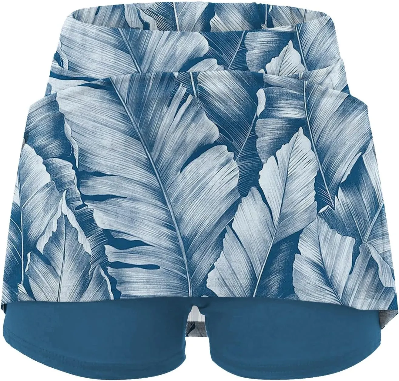 Tennis Skirts for Women Athletic Skort with Shorts High Waist Tummy Control Yoga Skirt Workout Printed Skirt Shorts