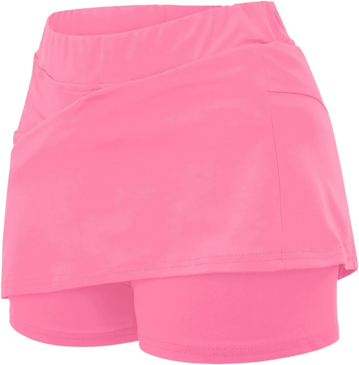Tennis Skirts for Women with Shorts, Skorts for Women with Pockets Plus Size High Waist Athletic Golf Skorts Sports