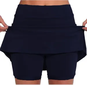 Tennis Skirts for Women with Shorts Stretch Sports Gym Skorts Casual Running Skirt Workout High Waist Summer Shorts
