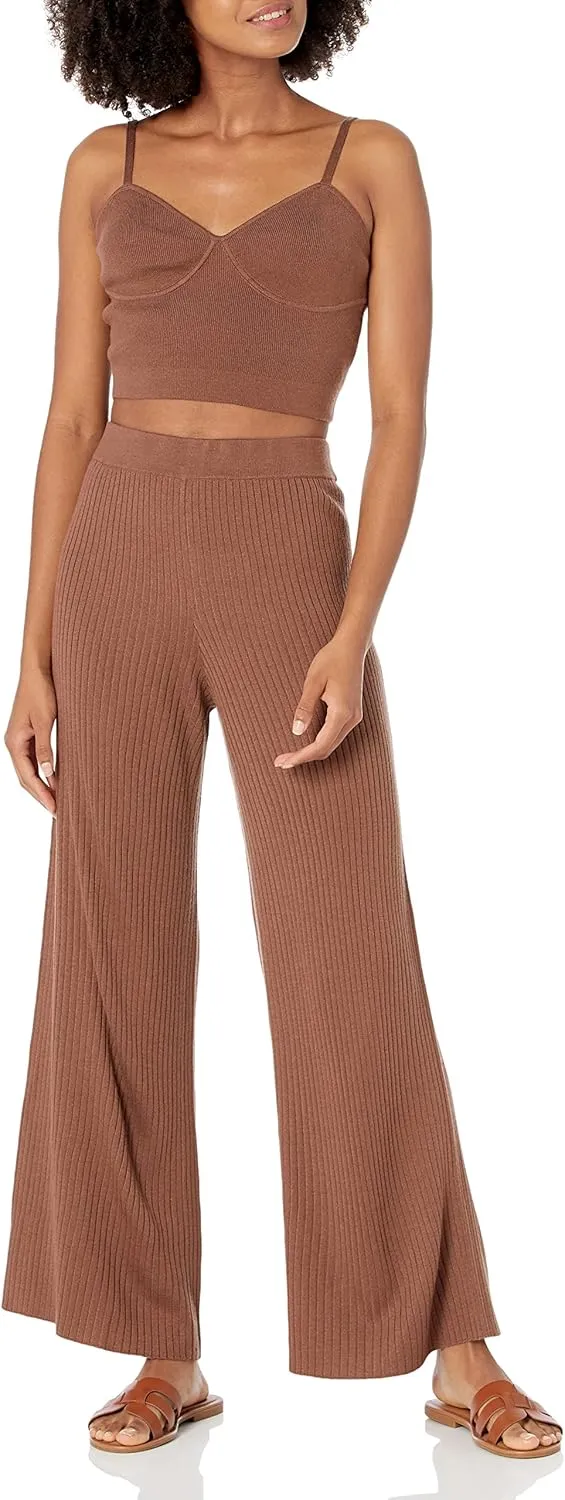 The Drop Women's Catalina Pull-on Rib Sweater Pant