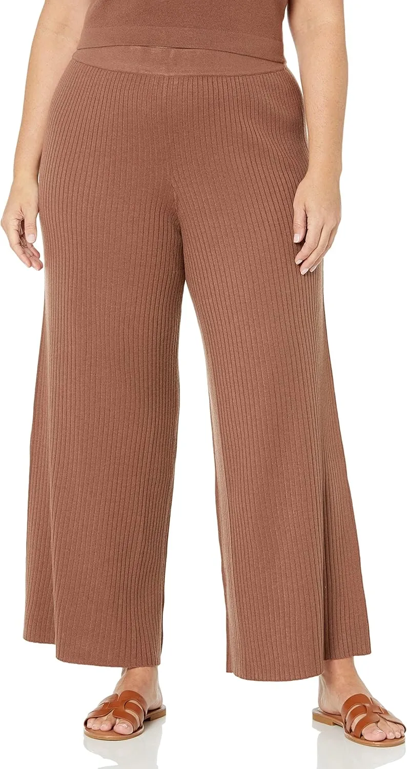 The Drop Women's Catalina Pull-on Rib Sweater Pant