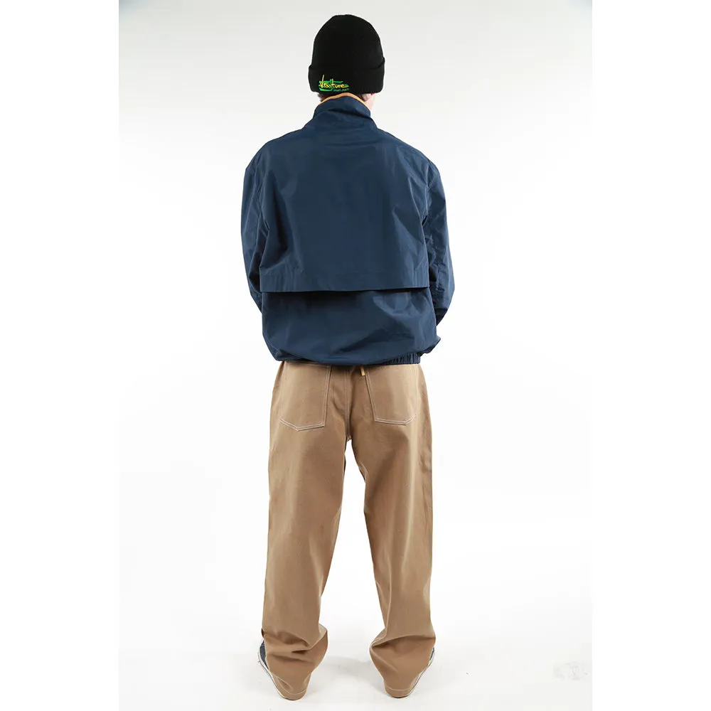 Theories Plaza Jeans Khaki Contrast Stitch