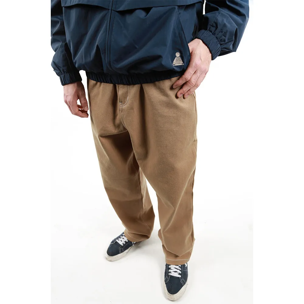 Theories Plaza Jeans Khaki Contrast Stitch