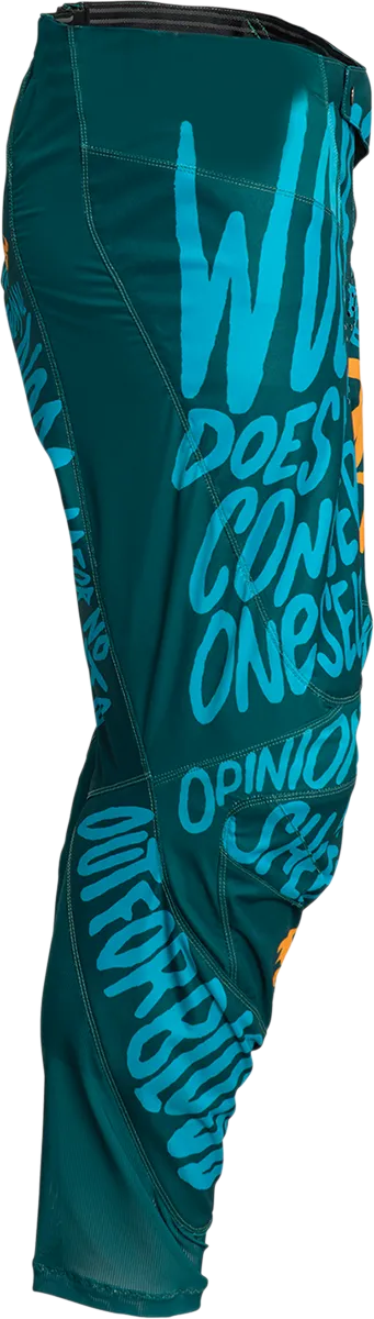 THOR Youth Pulse Counting Sheep Pants - Teal/Tangerine - 22 2903-2081