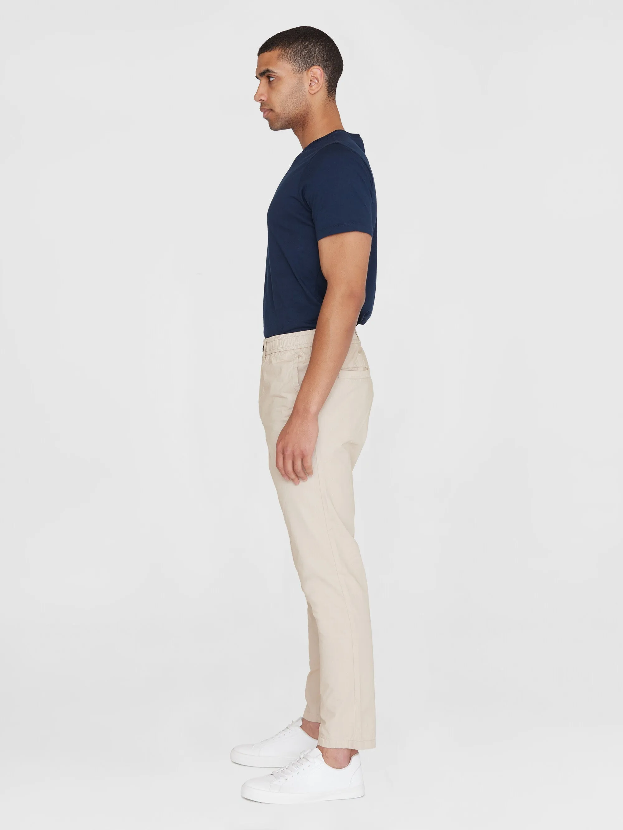 TIM Organic Cotton Pant GOTS/Vegan - Light feather gray