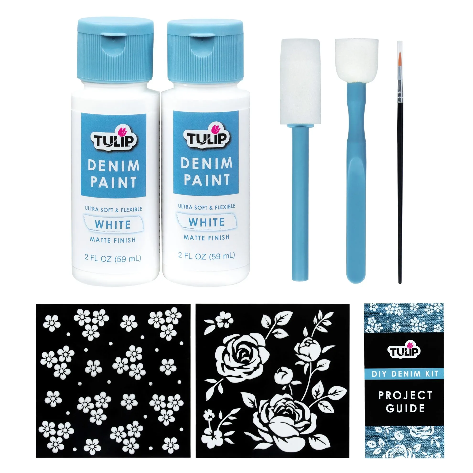 Tulip DIY Denim Paint & Stencil Kit