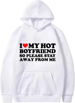 Valentines Day Hoodies For Women Funny Letter Print Oversized Hooded Sweatshirts Casual Valentine Pullover Sweaters