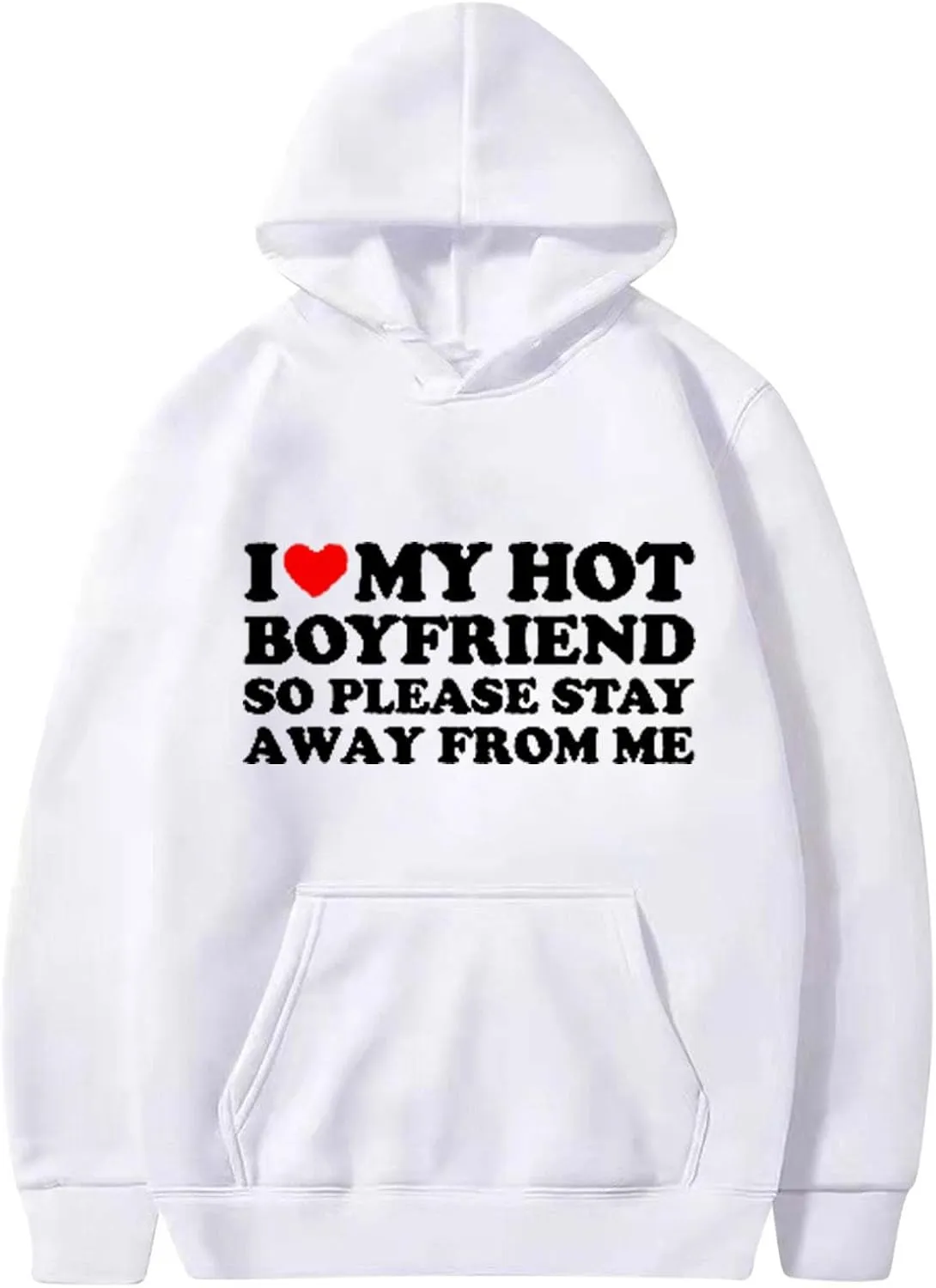 Valentines Day Hoodies For Women Funny Letter Print Oversized Hooded Sweatshirts Casual Valentine Pullover Sweaters