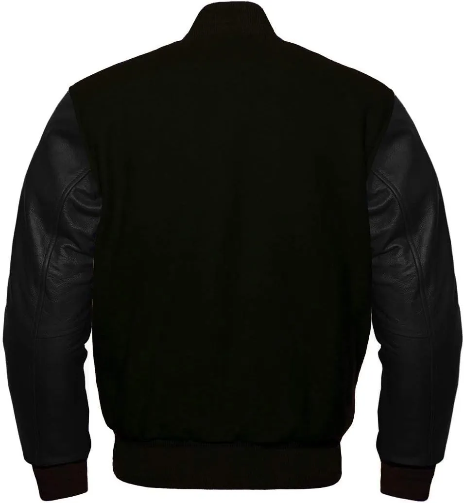 Varsity Jacket Baseball Letterman Jacket Wool and Leather Premium Quality Unisex Basketball Jacket