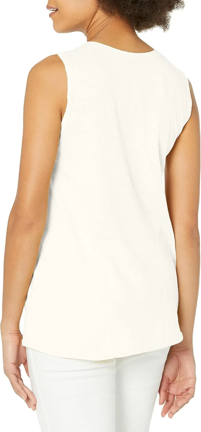 Velvet by Graham & Spencer Women's Taurus Cotton Slub Wide Strap Tank Top