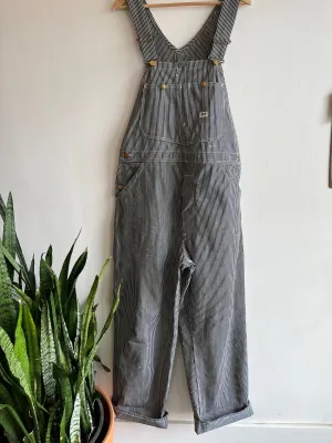 Vintage 1950s lee hickory stripe denim overalls