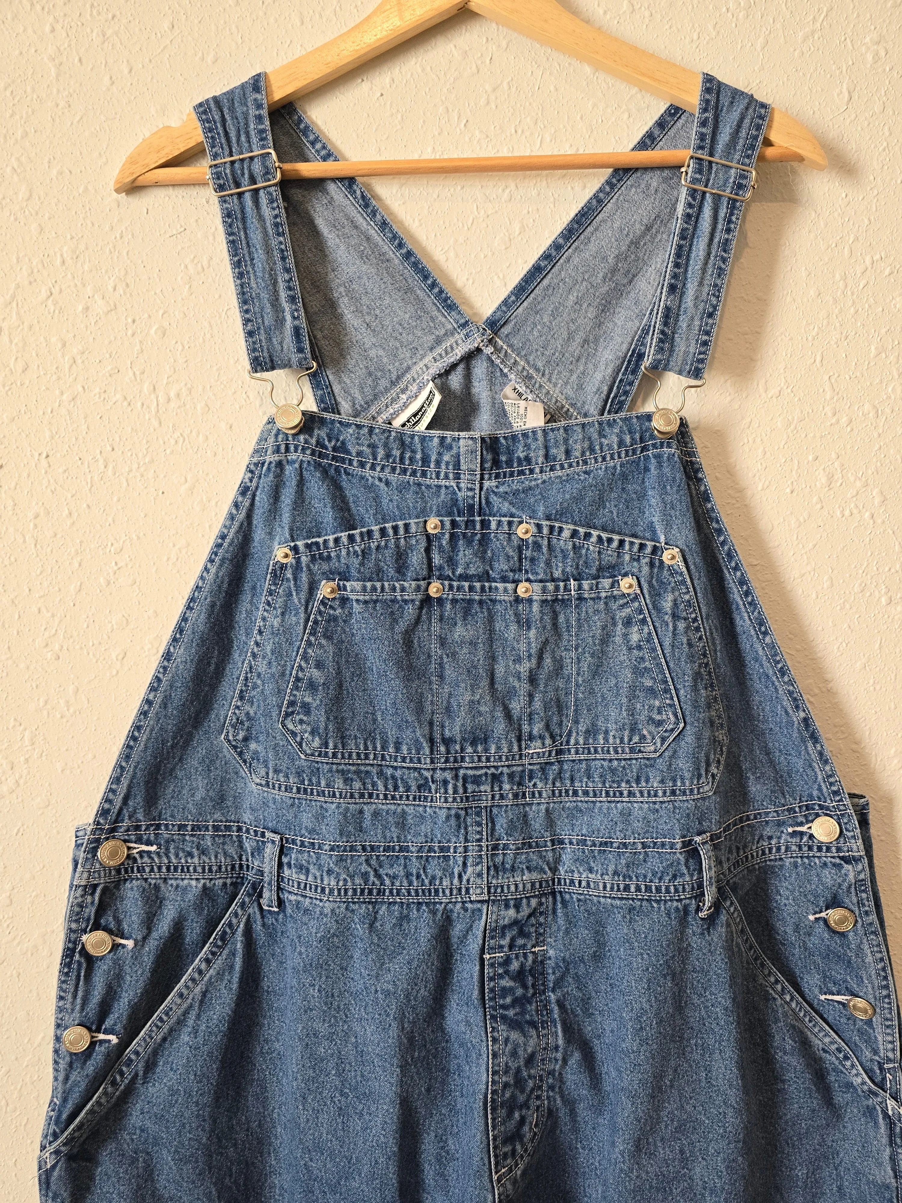 Vintage Straight Denim Overalls (22W)