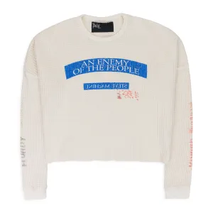 WHITE STEVES THERMAL T-SHIRT