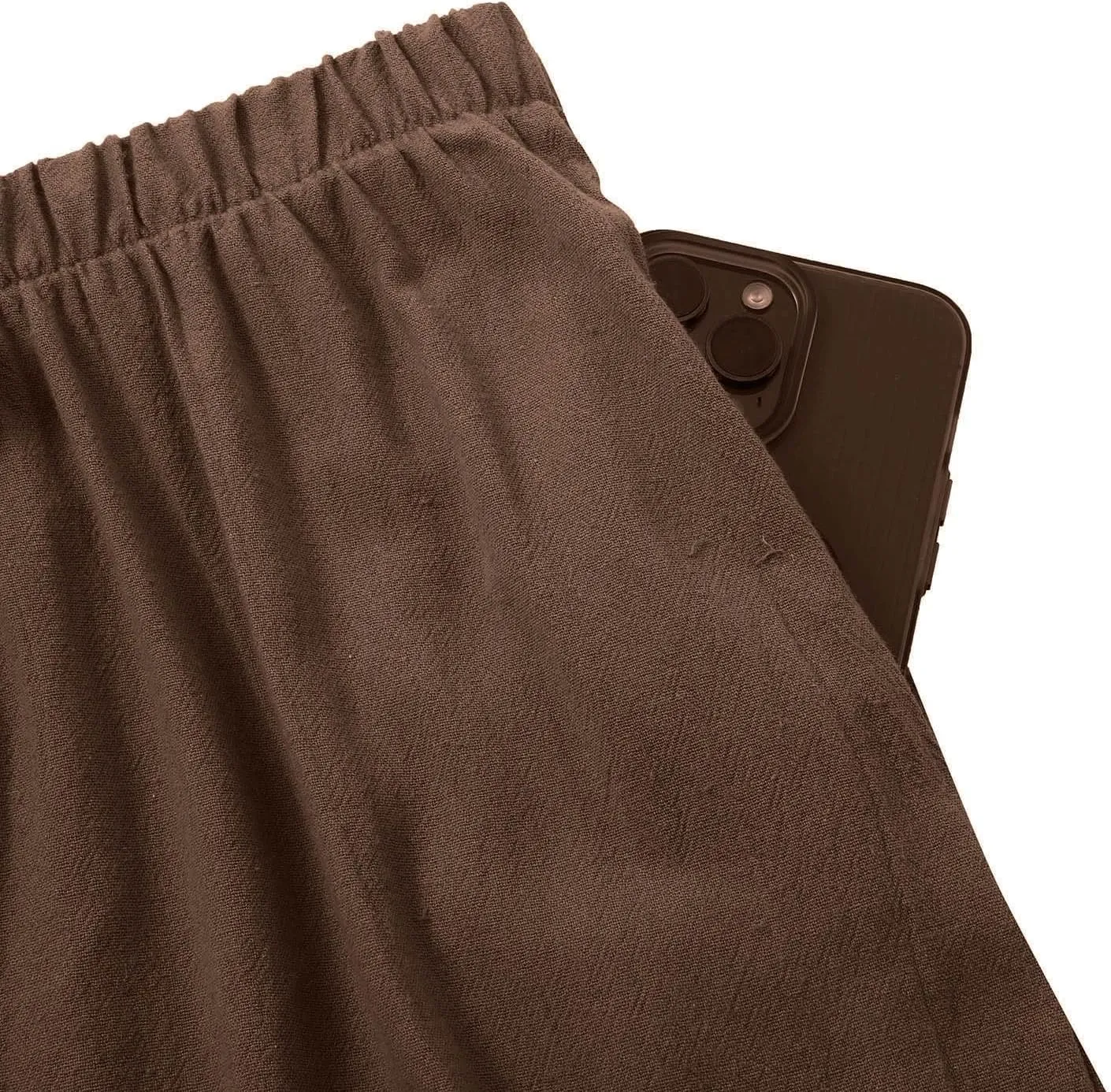 Wide Leg Linen Pants for Women Casual Drawstring High Waisted Palazzo Pants Lightweight Summer Flowy Beach Trousers