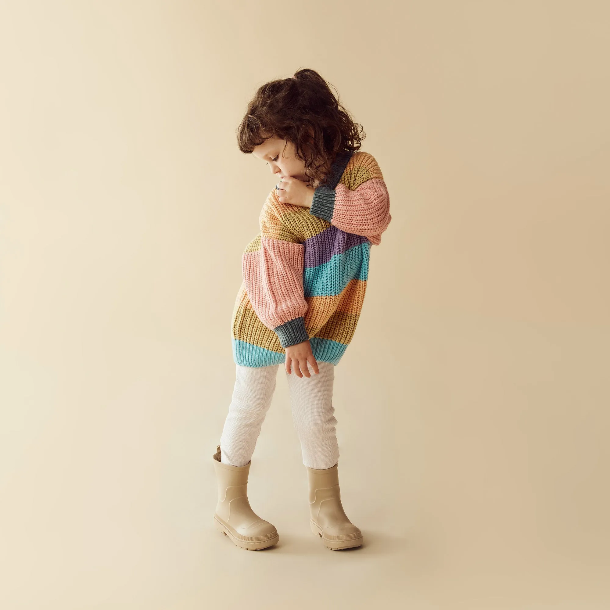 Wilson & Frenchy - Rainbow Organic Knitted Jumper