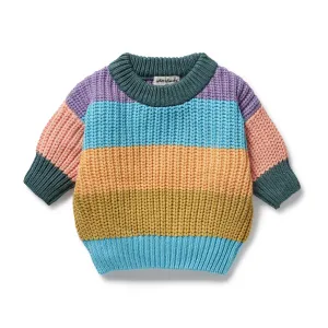 Wilson & Frenchy - Rainbow Organic Knitted Jumper