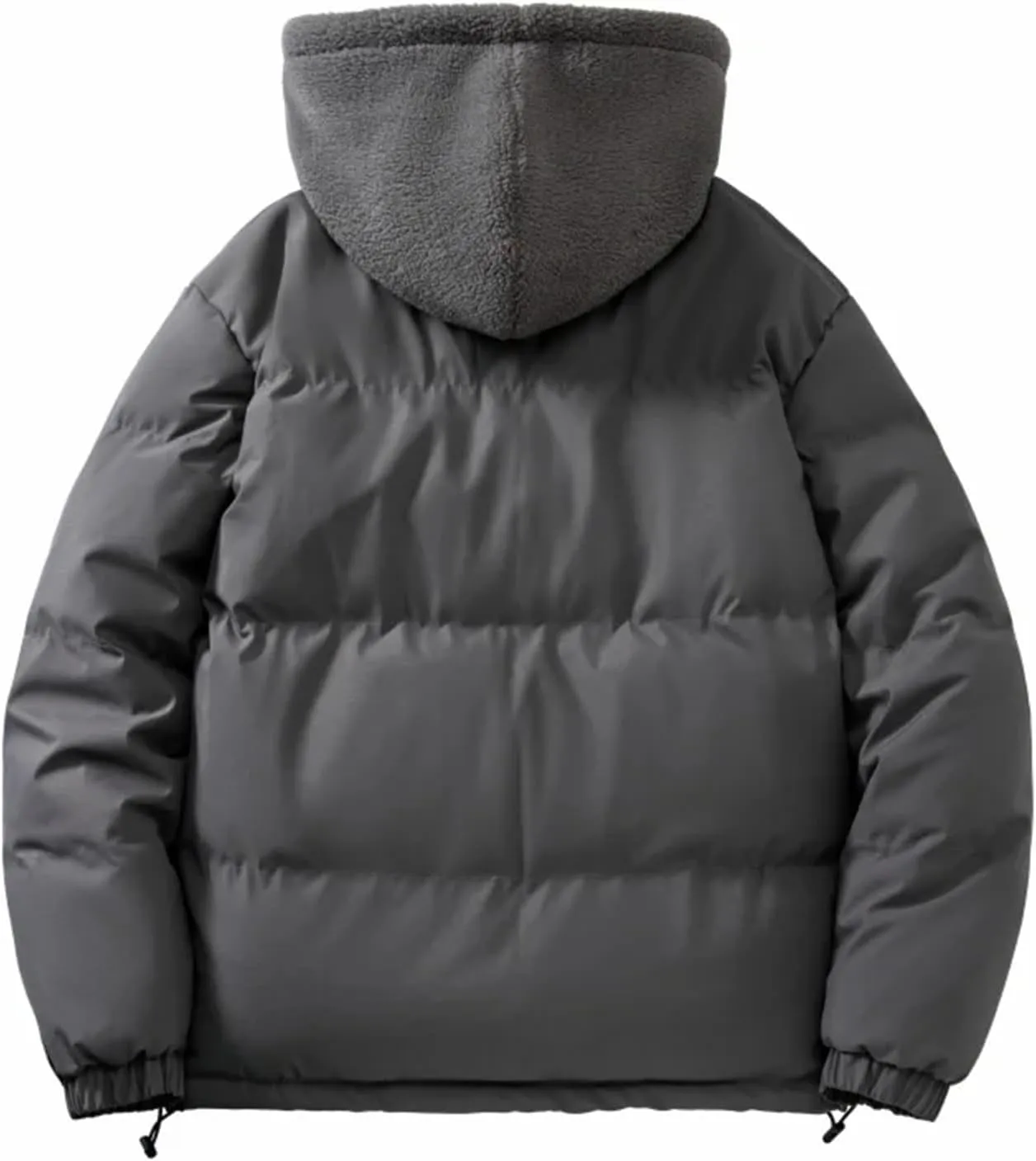 Winter Jacket Thick Warm Parka Coat Cotton Padded Thermal Outerwear Hooded Windbreaker