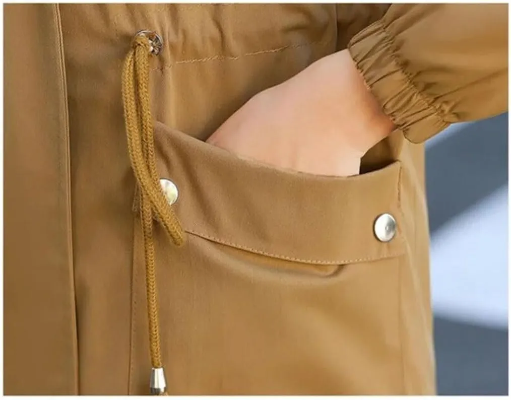 Women Autumn-Winter Loose Casual Thicken Warm Cotton Padded Coats Female Hooded Jacket Thermal Coats